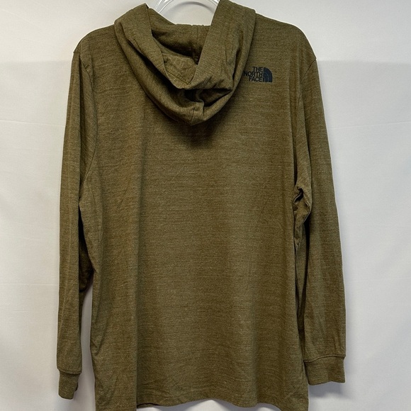 The North Face - Women's Summer Feels Tri-Blend Hoodie in Olive Green - Picture 3 of 3